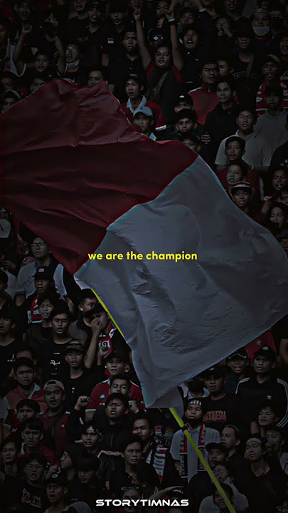 WE ARE THE CHAMPION - ULTRAS GARUDA🇮🇩🔥⚽ #ultrasgaruda #supporterchants #kitagaruda #628football