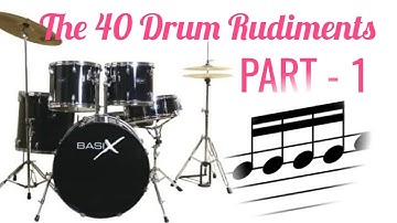 Drum Lesson 8, The 40 Drum Rudiments, Beginner Lesson, Drums Lessons Tamil