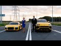 Lamborghini Urus VS Audi R8. Lamborghini Urus 0 - 100 acceleration. 1/4 mile.