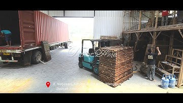 Container Stuffing Bamboo Panels, Bamboo Fence, Bamboo Screen | Dekor Asia