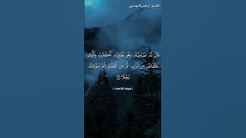 سورة الكهف من آية 36 إلى آية 39 بصوت الشيخ ياسر الدوسري❤❤