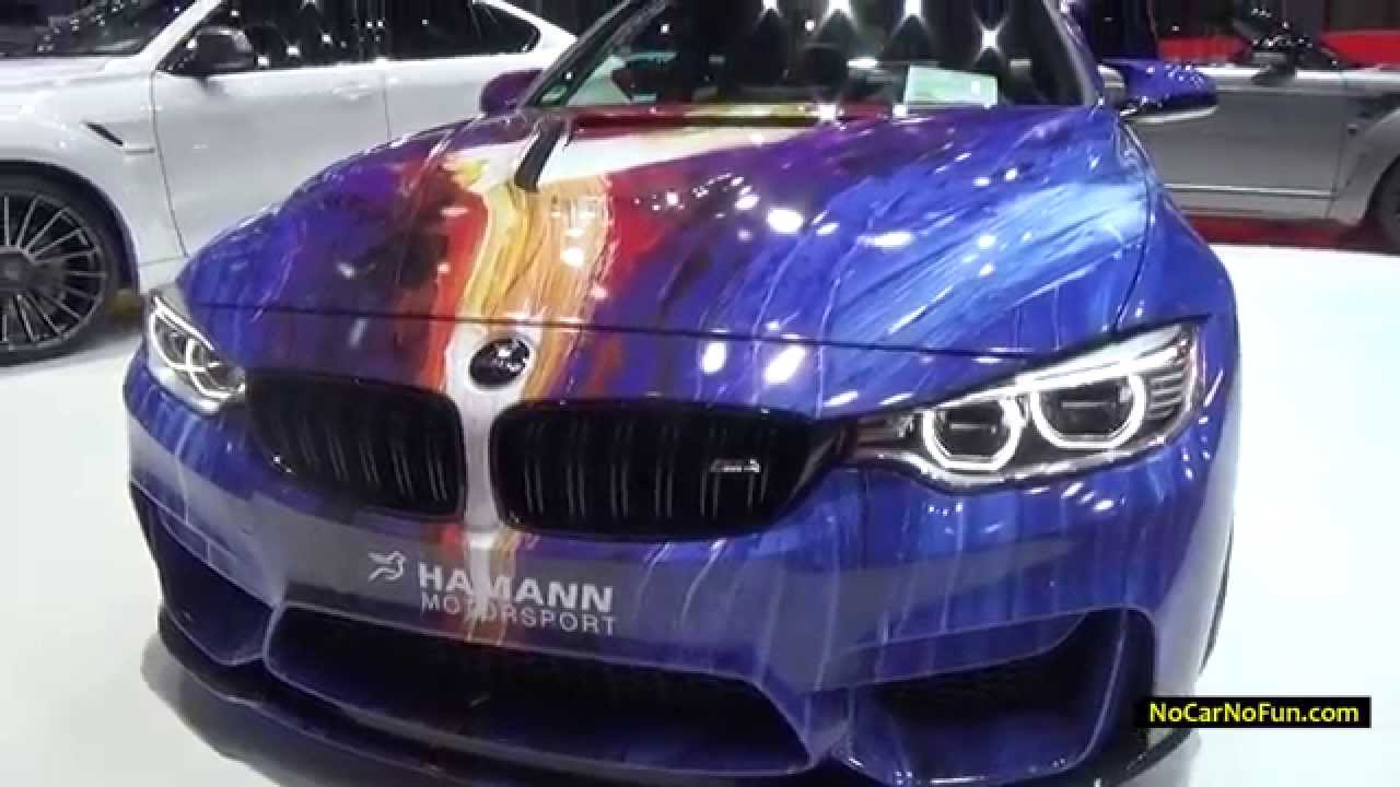 2015 BMW M4 With Unique Paintjob By Hamann 2015 Geneva Motor Show! YouTube