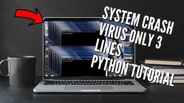 System Crash | Virus Only in 3 Lines | Python Tutorial