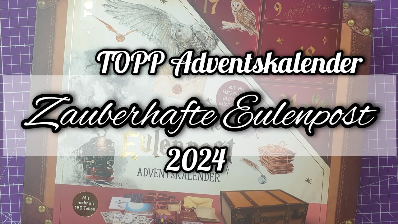 TOPP Zauberhafte Eulenpost Adventskalender Türchen 1-24