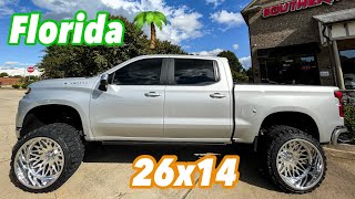 BIG MISTAKE?!?! Lifted 2021 Chevy on 26x14 KG1 and Mcgaughys 79 | Drove from FLORIDA