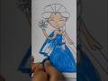 Colour Disney princess Elsa #disney #ptincess#elsa #short