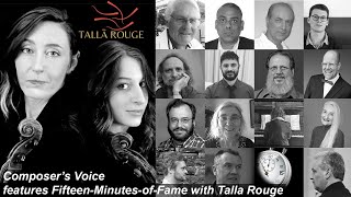 Composer's Voice features Fifteen-Minutes-of-Fame 'Back to the Roots' with Talla Rouge