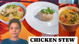 Chicken Stew with Vegetables and Quinoa served with Brown Rice Recipe