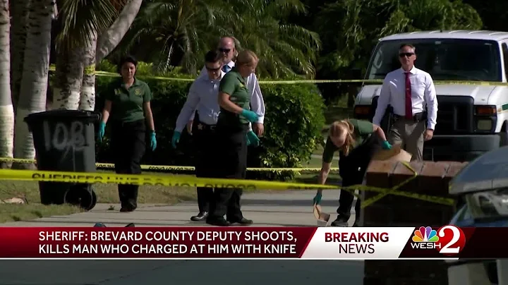 Brevard County deputy shoots, kills man who charged at him with knife, sheriff says