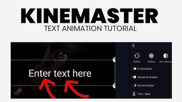 How to create animated text video with kinemaster | easy tutorial. #textanimation