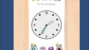 Brain Test Level 158 Fix the clock please Walkthrough