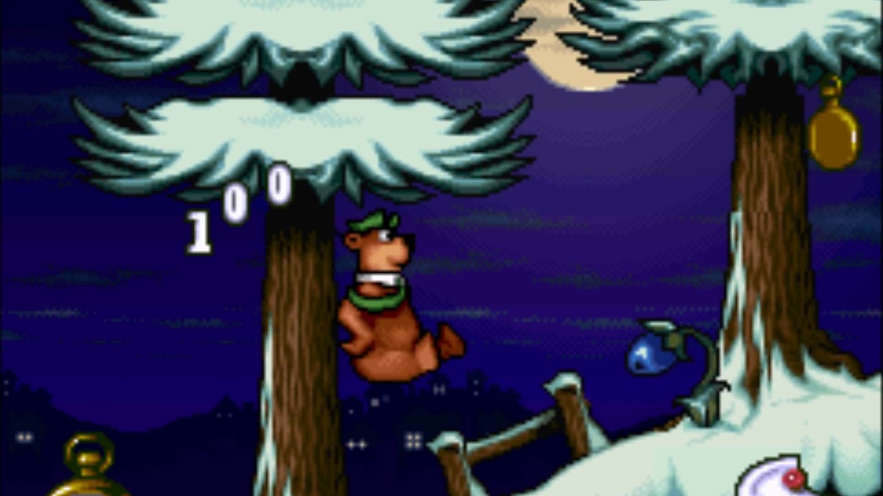 SNES  Yogi Bear Gameplay Super Nintendo