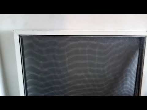  Замена полотна москитной сетки на раздвижных окнах