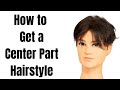 How to Get a Center Part Hairstyle - TheSalonGuy