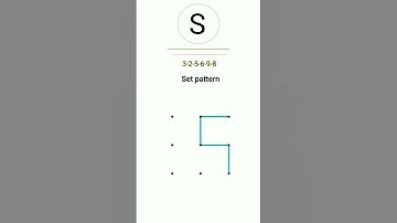 Alphabet Pattern Lock, S letter pattern design, Best pattern lock, Impossible pattern lock #shorts