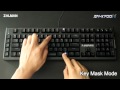 ZM K700M Mechanical keyboard with Cherry MX RED switch