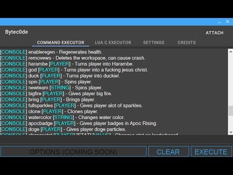 Roblox Level 7 Hackexploit Bytec0de Fencing Reach Changestat 100 Commands - 