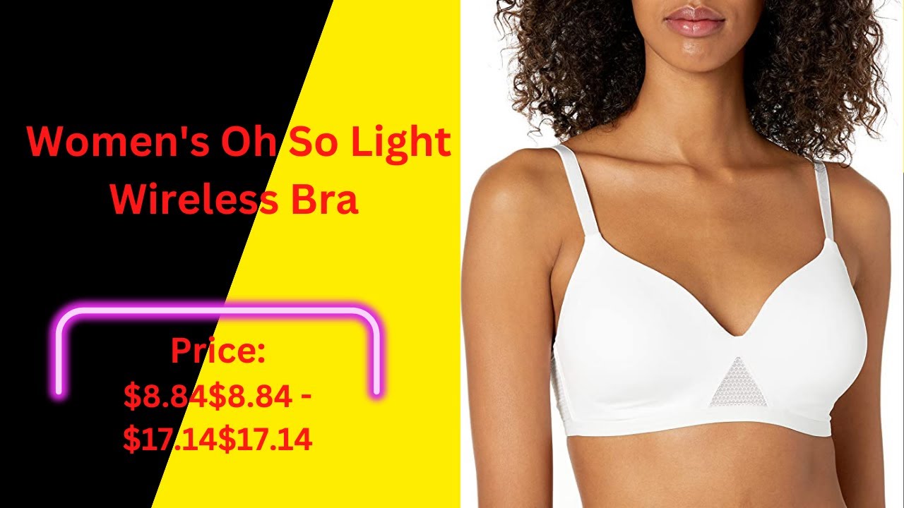Hanes ComfortFlex Fit Women's Oh So Light Wireless Bra with Comfort Foam  All Review In USA 2023 