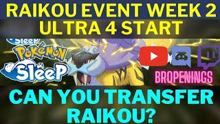 Week 2 Raikou Event Starts at Ultra 4! Can You Send Raikou to Professor Neroli? #pokemonsleep