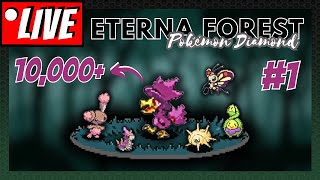 27/04 - LIVE shiny hunting in the Eterna Forest in gen IV!