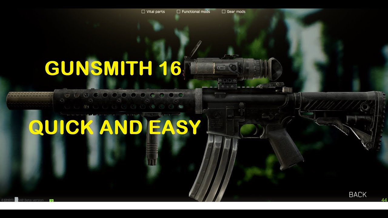 GUNSMITH PART 16 QUICK + EASY GUIDE YouTube