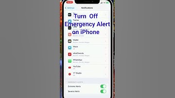 how to turn off emergency alert on iphone | how to disable emergency alert on iphone