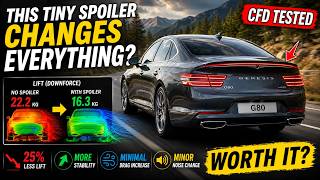 Do Tiny Rear Spoilers Actually Work? CFD Test on the Genesis G80