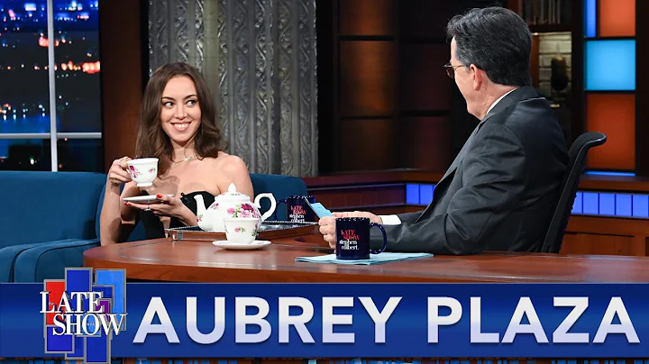 Tea at The Plaza - Aubrey Plaza Dishes on Her Co-S...