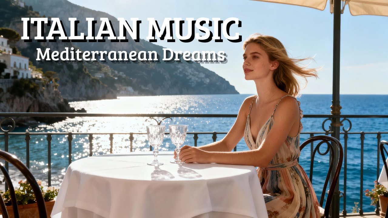 Italy Coastal Ambience 🎶 Mediterranean Music for 2+ Hours Italian Riviera Deep Relaxation