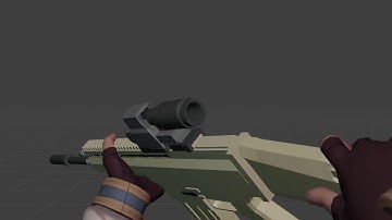 [3D Animation] Scar-H first-person reload