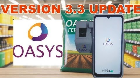 Oasys Fertilizer POS Machine  Update Version 3.3  #fertilizer #dbt