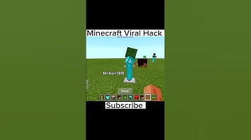MINECRAFT VIRAL HACK #viral #shorts #short #status #hacker #technogamerz #minecraft #shortvideos