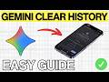 How to Delete Google Gemini Chat History (FULL GUIDE) 2026