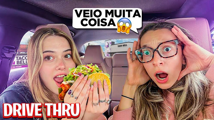 PEDINDO E COMENDO TUDO QUE A PESSOA DA FRENTE PEDIU NO DRIVE THRU com  JÚLIA SILVA