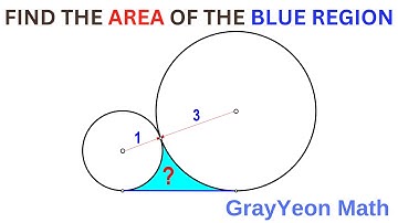 Find the area of the blue region Important Geometry skills explained #geometryskills #mathpuzzles