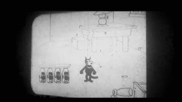 Felix the Cat | Felix Makes Good / Felix Has a Narrow Escape (1922) | 4K AI Upscale
