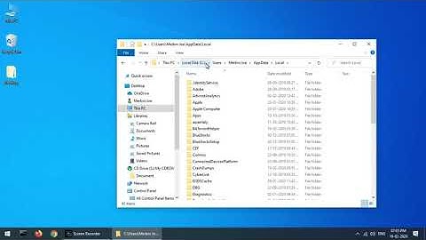 %LocalAppData% environment variable in windows operating system