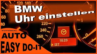 BMW Uhr einstellen, BMW Uhrzeit programmieren, How to set the Clock on a BMW