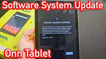 Onn Tablet: How to Update System Software Update (latest Android OS)