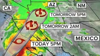 More than 11 million americans are under flash flood watches in the
southwestern u.s. tropical storm rosa is expected to first move over
mexico's baja califo...