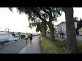 Walking in Stockholm: Norr Mälarstrand, Kungsholmen at Sunset (Street sounds, 4K 60fps)