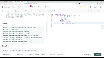 190 Reverse Bits | Tamil | Easy Problem | Python | Leetcode | தமிழ் #leetcode #python