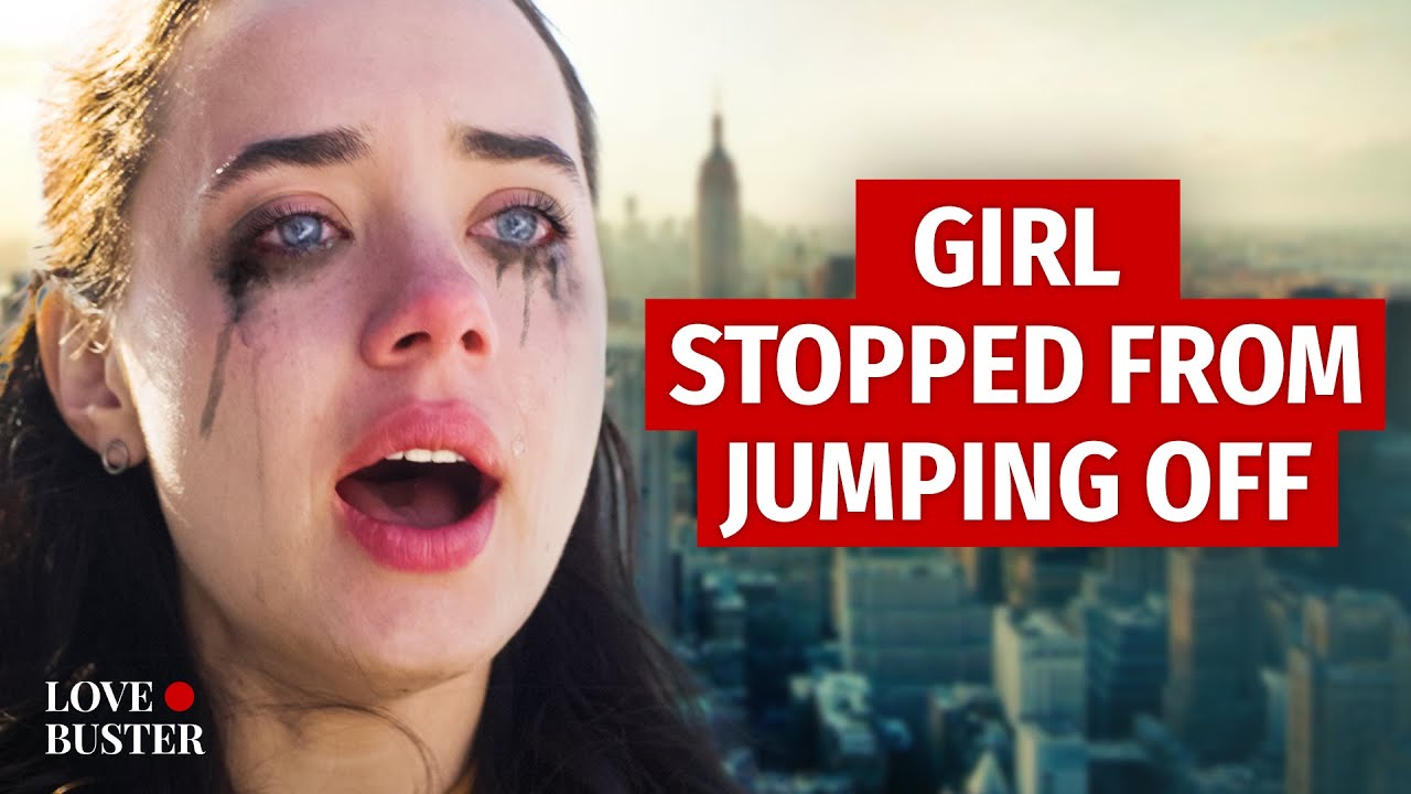 ⁣GIRL STOPPED FROM JUMPING OFF | @LoveBuster_