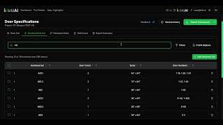 Automate Door & Hardware Estimating from Blueprints