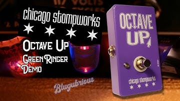 Chicago Stompworks Octave Up Pedal / Green Ringer Clone (Demo)