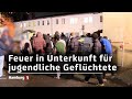 Feuer in Geflüchteten-Unterkunft: 70 Jugendliche mussten das Gebäude verlassen