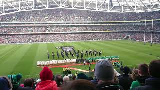 Ireland V France Anthems.