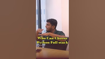 Python Full Stack Development யாரு Choose பண்ணி படிக்கலாம் ? | In தமிழ்