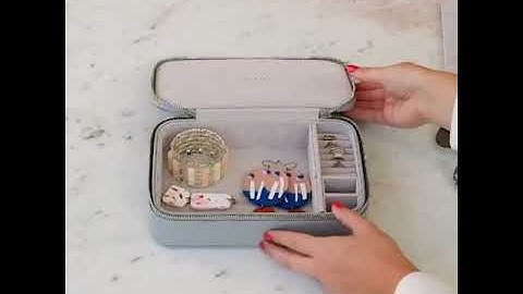 Zipped Jewellery & Accessories Box