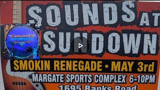Floridan Rock band, Smokin' Renegade, @ City of Margate's (Unofficial) Sounds @ Sundown (03.05.2025)